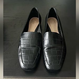 Porte & Paire Croc Effect Loafers